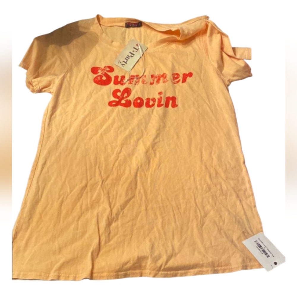 T Party Fashion Yellow 'Summer Lovin' Tee